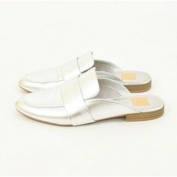 Dolce Vita Shoes - Dolce Vita Metallic Silver Vegan Leather Loafers